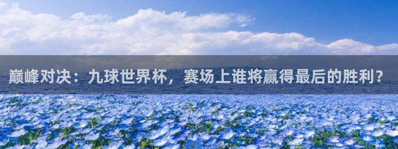 2026足球世界杯赛程：巅峰对决：九球世界杯，赛场上谁将赢得最后的胜利？